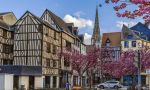 Cursos de francês na Normandia - casas antigas no centro da cidade de Rouen